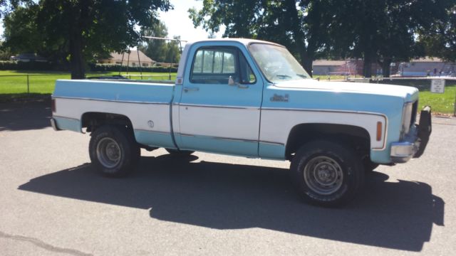 1978 Blue/White GMC Sierra 1500