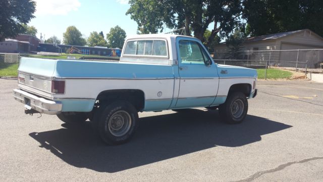 1978 Blue/White GMC Sierra 1500