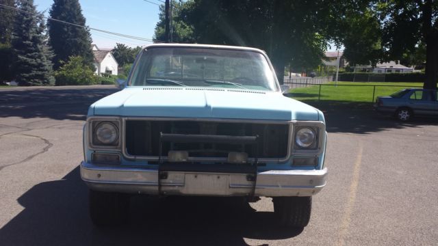 1978 Blue/White GMC Sierra 1500
