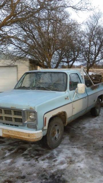 1978 Blue & White GMC Sierra 2500 Standard Cab Pickup