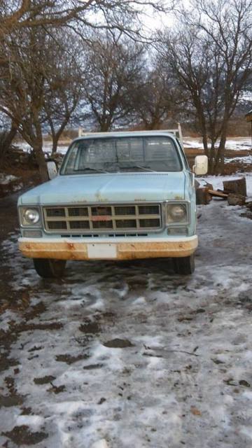 1978 Blue & White GMC Sierra 2500 Standard Cab Pickup