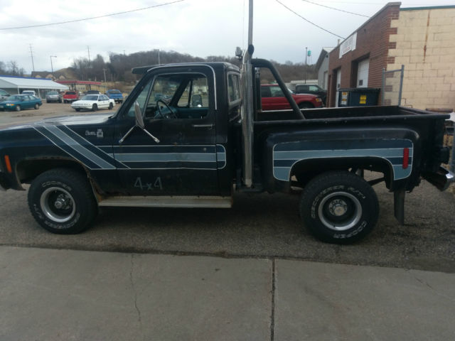 1978 Black GMC Sierra 1500 Stepside