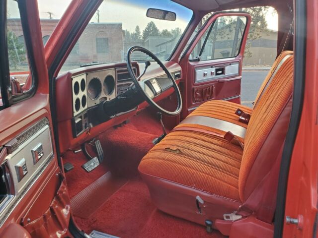 1978 Orange Chevrolet C/K Pickup 2500 Standard Cab Pickup