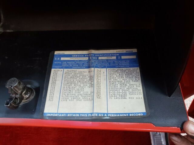 1978 Orange Chevrolet C/K Pickup 2500 Standard Cab Pickup