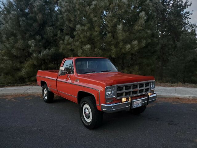 1978 Orange Chevrolet C/K Pickup 2500 Standard Cab Pickup
