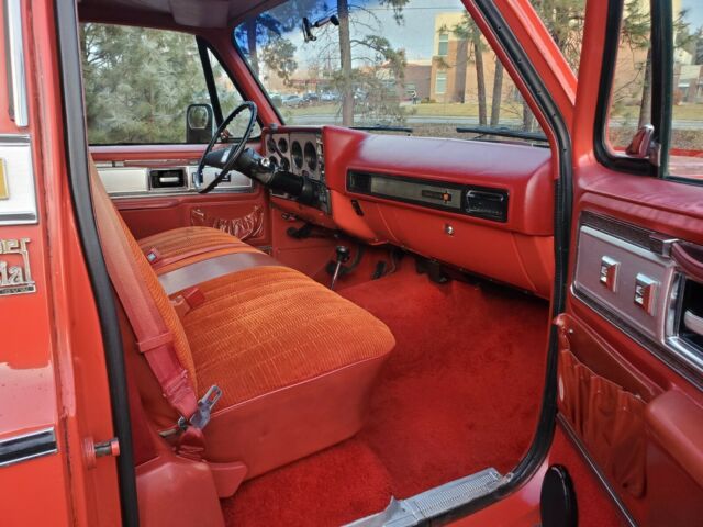 1978 Orange Chevrolet C/K Pickup 2500 Standard Cab Pickup
