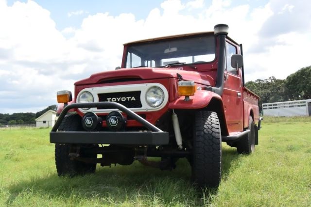 1978 Red Toyota Land Cruiser