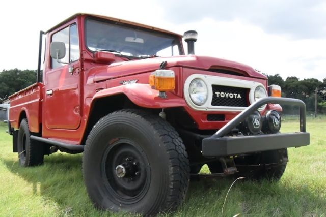 1978 Red Toyota Land Cruiser