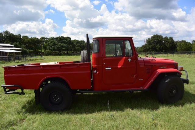 1978 Red Toyota Land Cruiser