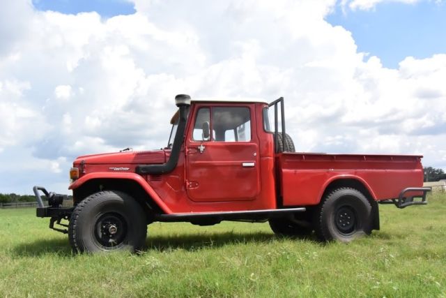 1978 Red Toyota Land Cruiser