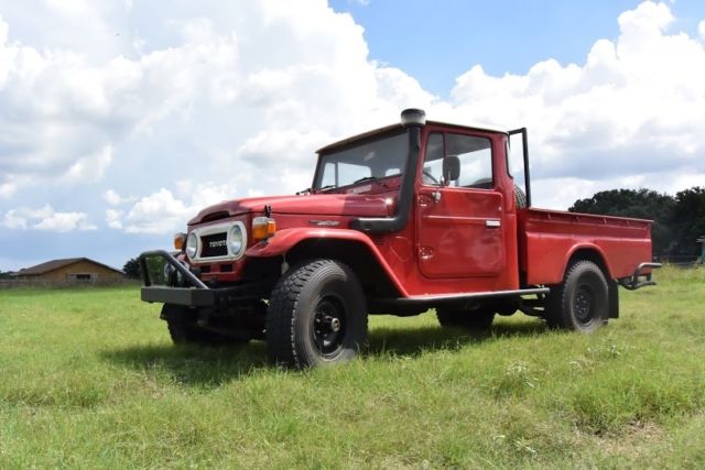 1978 Red Toyota Land Cruiser