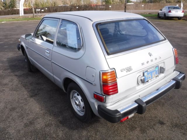 1978 Silver Honda CVCC Hatchback