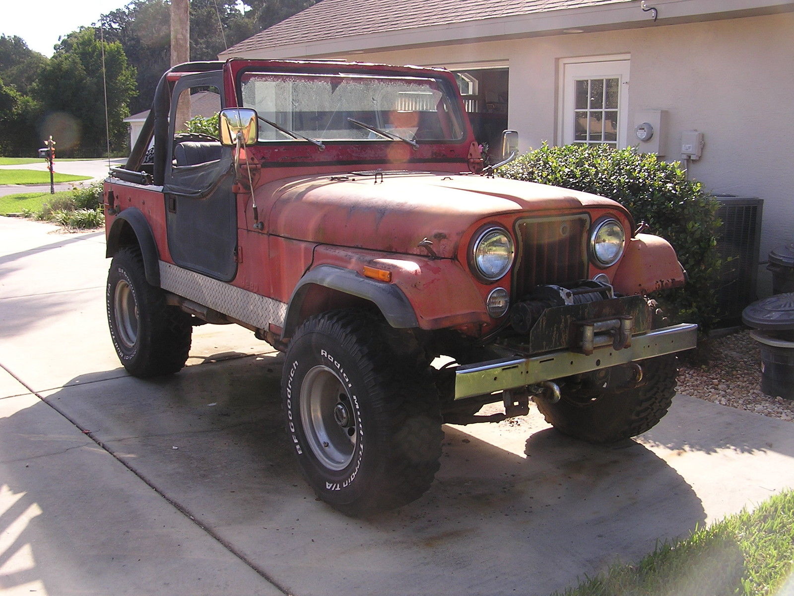 1978 Red Jeep CJ SUV