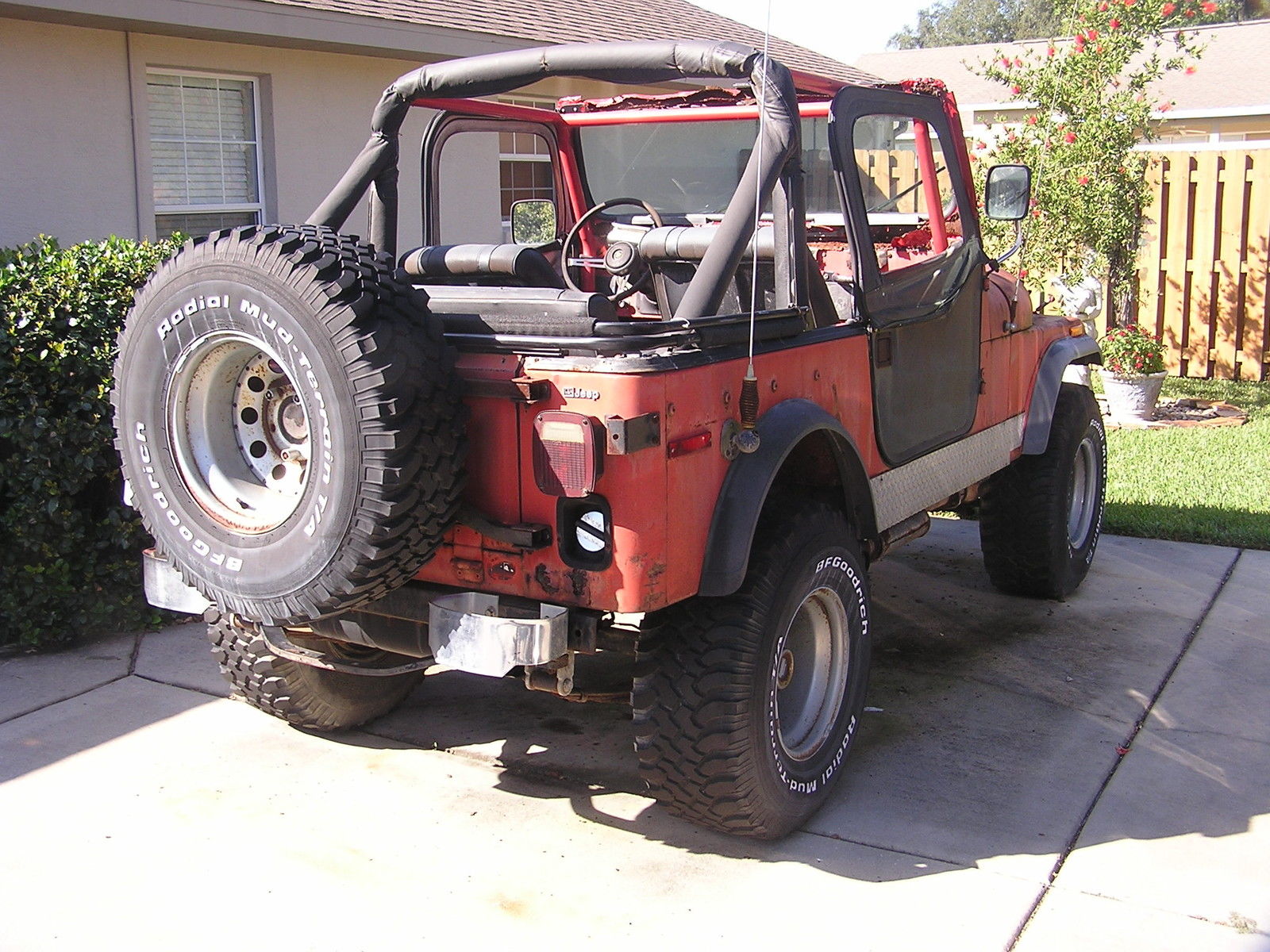 1978 Red Jeep CJ SUV