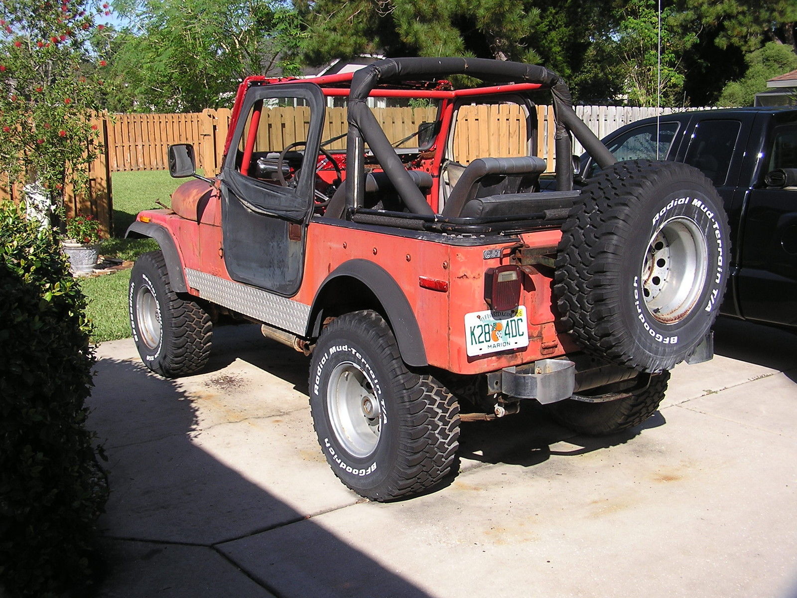 1978 Red Jeep CJ SUV