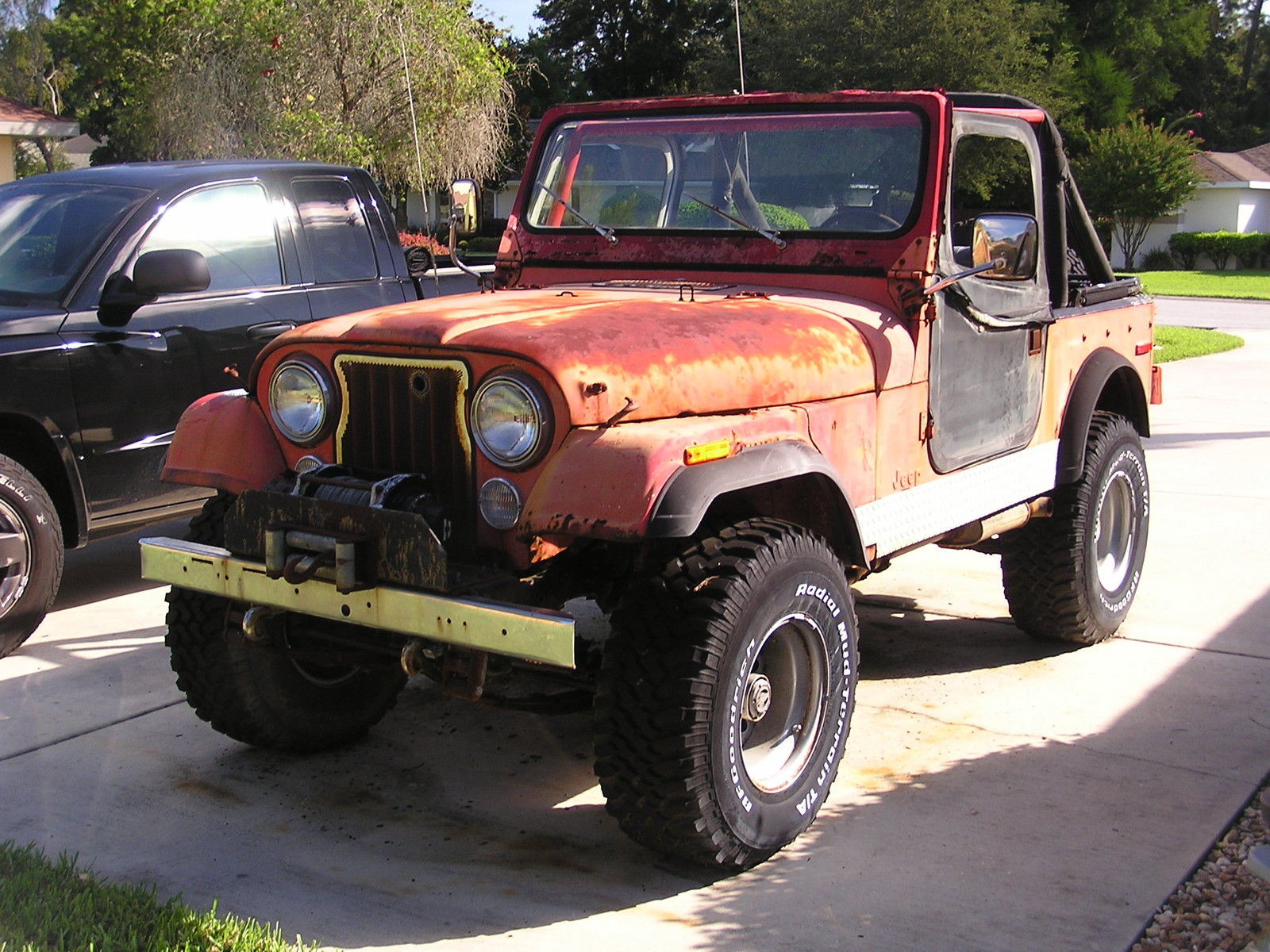 1978 Red Jeep CJ SUV