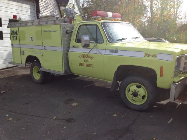 1977 Yellow Chevrolet C/K Pickup 3500 Cab & Chassis