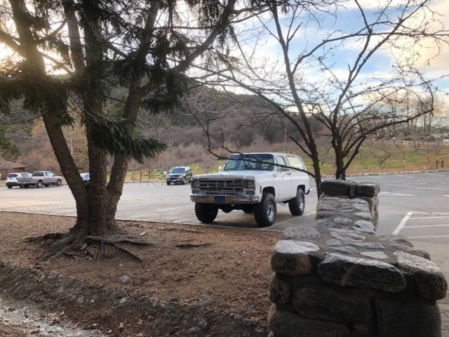 1978 White Chevrolet Blazer