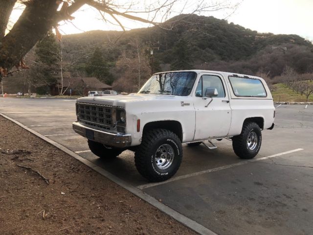 1978 White Chevrolet Blazer