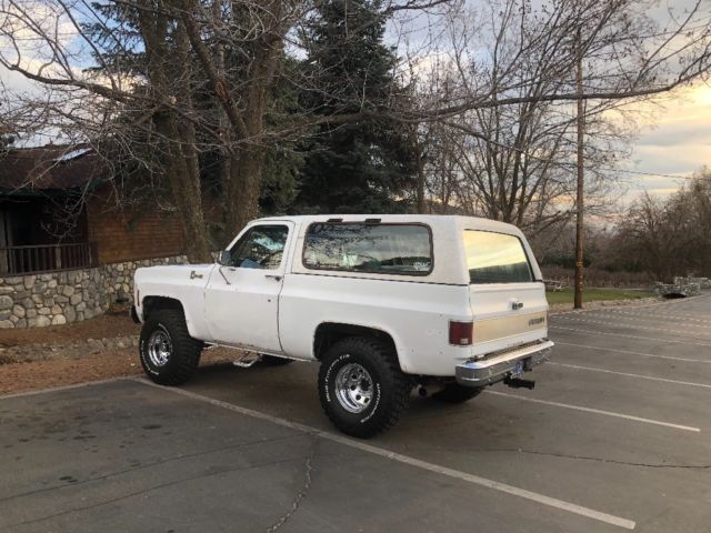 1978 White Chevrolet Blazer