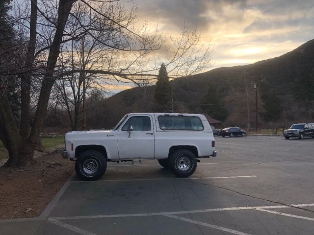 1978 White Chevrolet Blazer