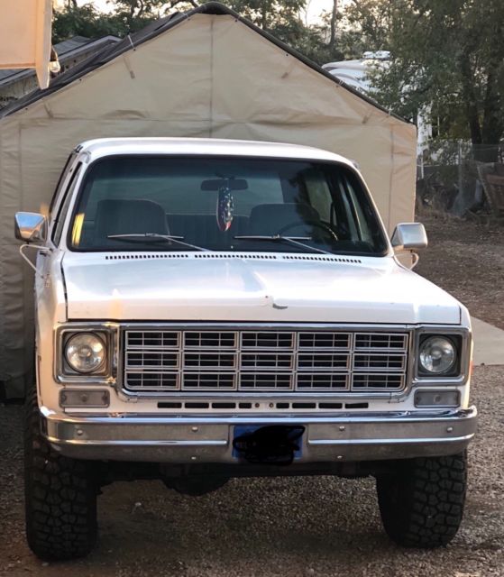 1978 White Chevrolet Blazer
