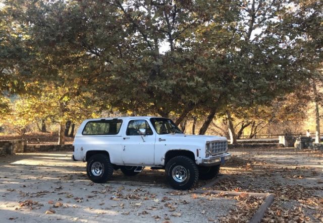 1978 White Chevrolet Blazer