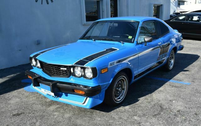 1978 Blue Mazda RX-3 Coupe