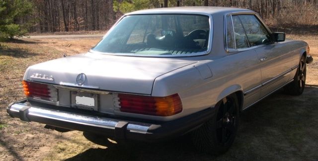 1978 Silver Mercedes-Benz SL-Class Coupe