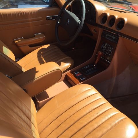 1978 Red Mercedes-Benz SL-Class Convertible