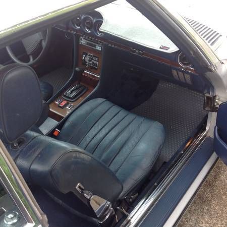 1978 Silver Mercedes-Benz SL-Class Convertible