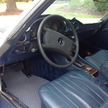 1978 Silver Mercedes-Benz SL-Class Convertible