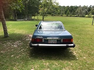 1978 Blue Mercedes-Benz SL-Class Convertible