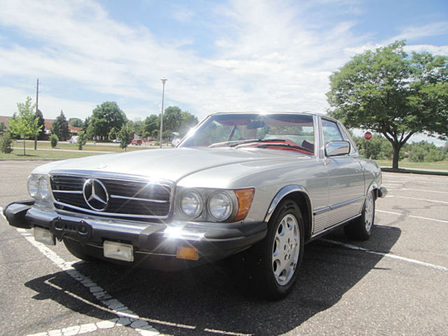 1978 Silver Mercedes-Benz SL-Class Convertible