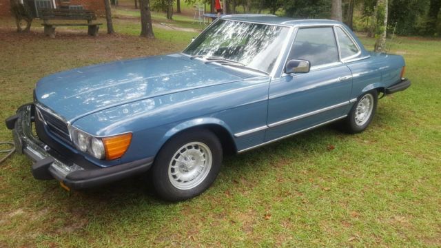 1978 Blue Mercedes-Benz SL-Class Coupe