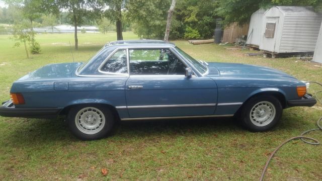 1978 Blue Mercedes-Benz SL-Class Coupe