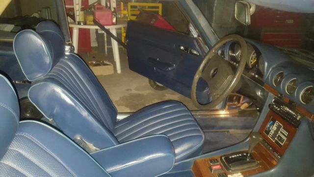 1978 Blue Mercedes-Benz SL-Class Coupe