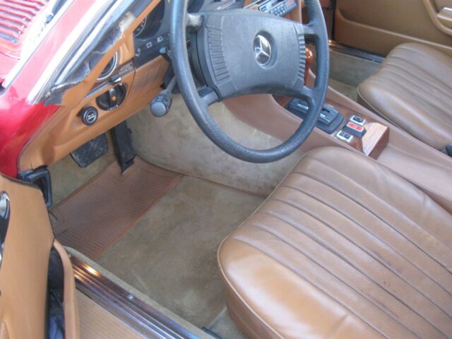 1978 Red Mercedes-Benz SL-Class Roadster