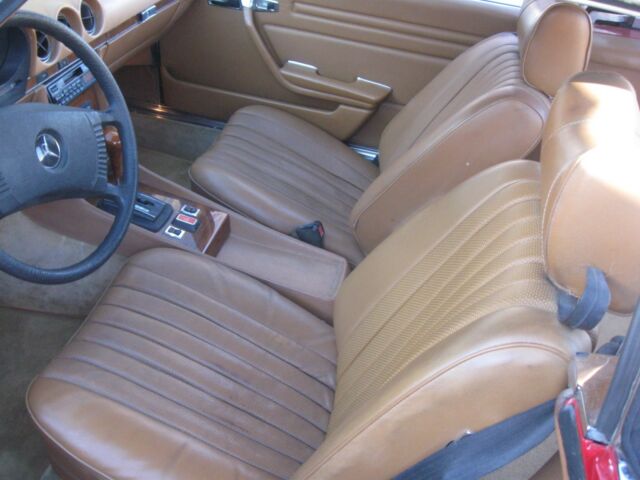 1978 Red Mercedes-Benz SL-Class Roadster