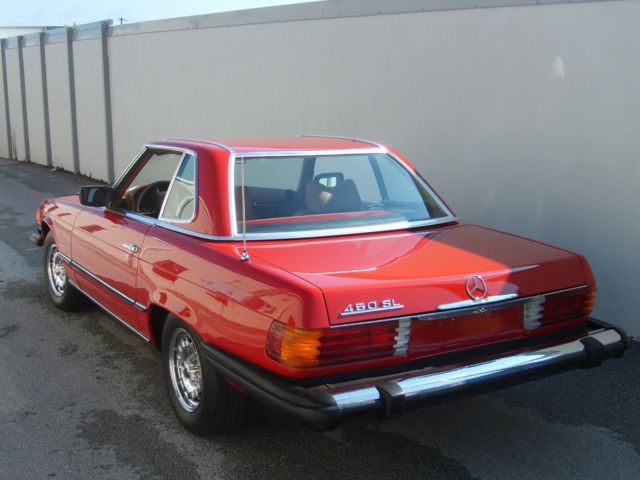 1978 Red Mercedes-Benz SL-Class Convertible