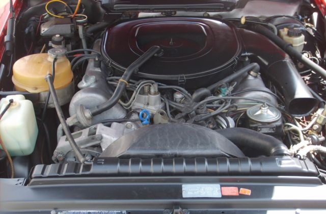 1978 Red Mercedes-Benz SL-Class Convertible