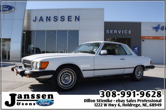 1978 White Mercedes-Benz 400-Series 2-door coupe