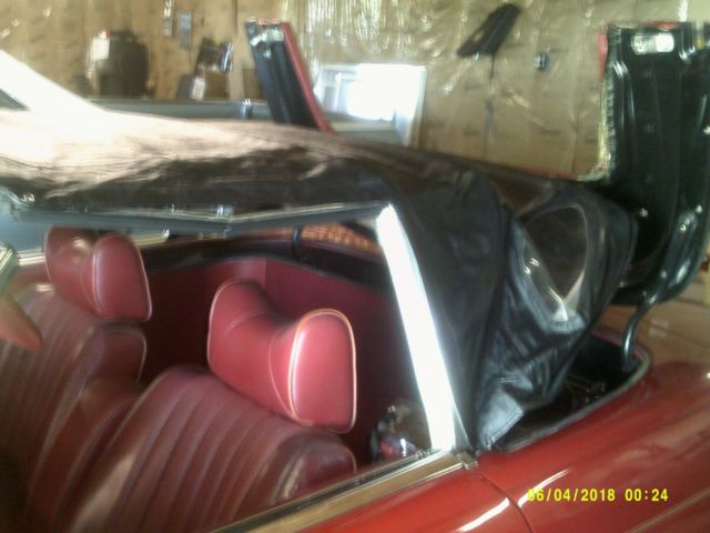 1978 Red Mercedes-Benz SL-Class Convertible