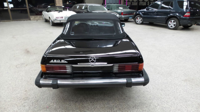 1978 Black Mercedes-Benz SL-Class Convertible