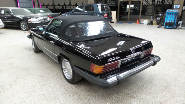 1978 Black Mercedes-Benz SL-Class Convertible
