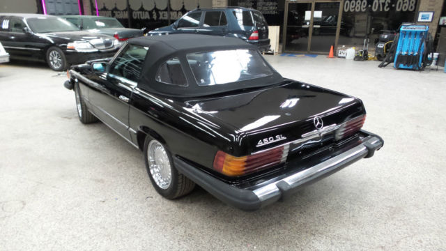 1978 Black Mercedes-Benz SL-Class Convertible