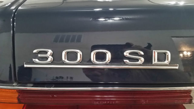 1978 Dark Blue Mercedes-Benz 300-Series 4-dr sedan