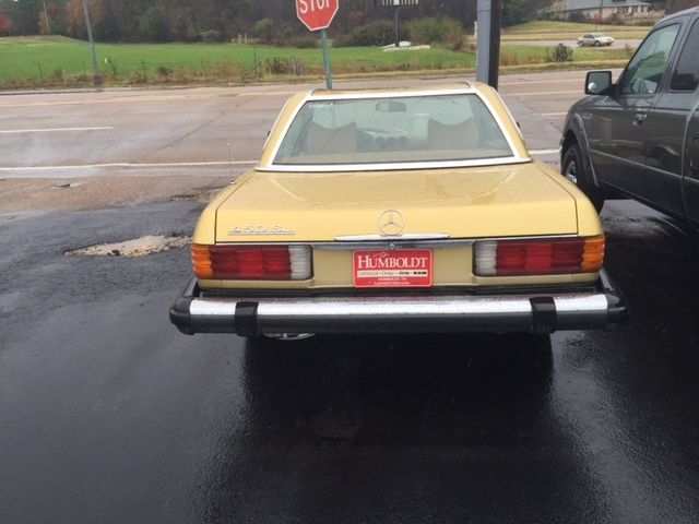 1978 Gold Mercedes-Benz SL-Class Convertible