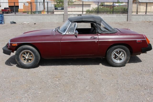 1978 Maroon MG Other Convertible