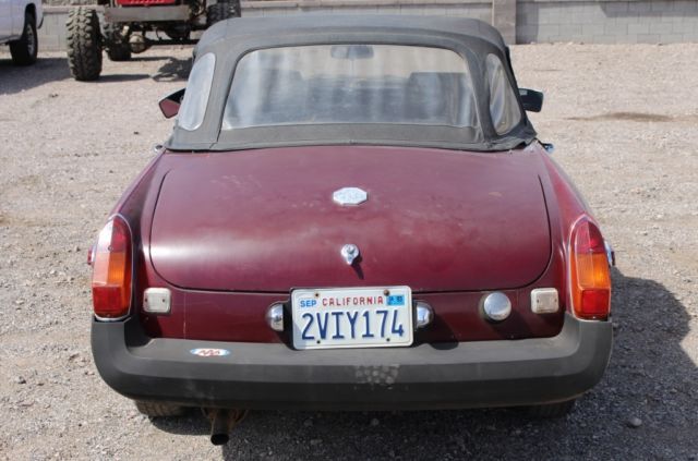 1978 Maroon MG Other Convertible